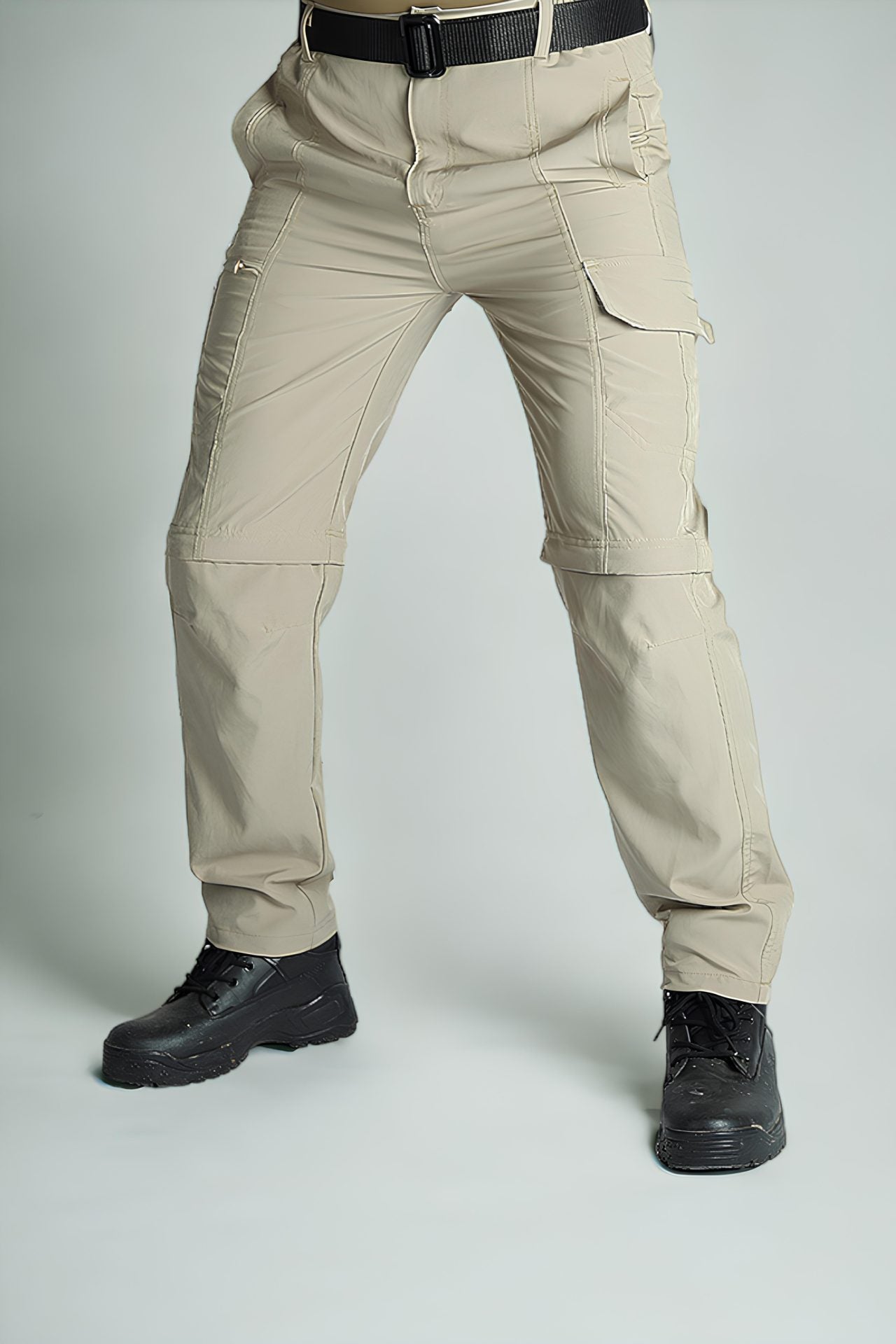 Wandelbare taktische Hose Beige Leichtgewebe