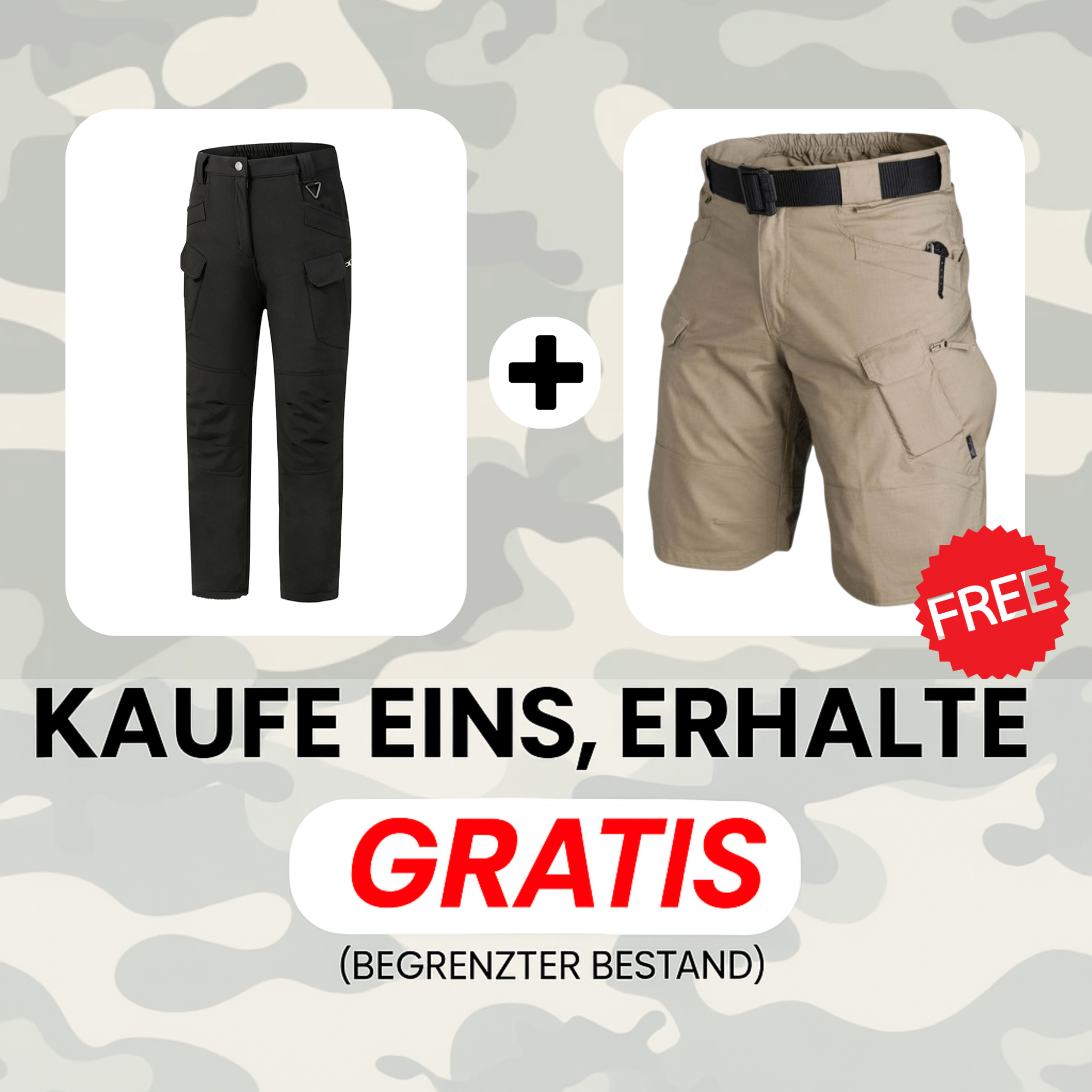Pack été : Lot pantalon & short de travail Ultraflex