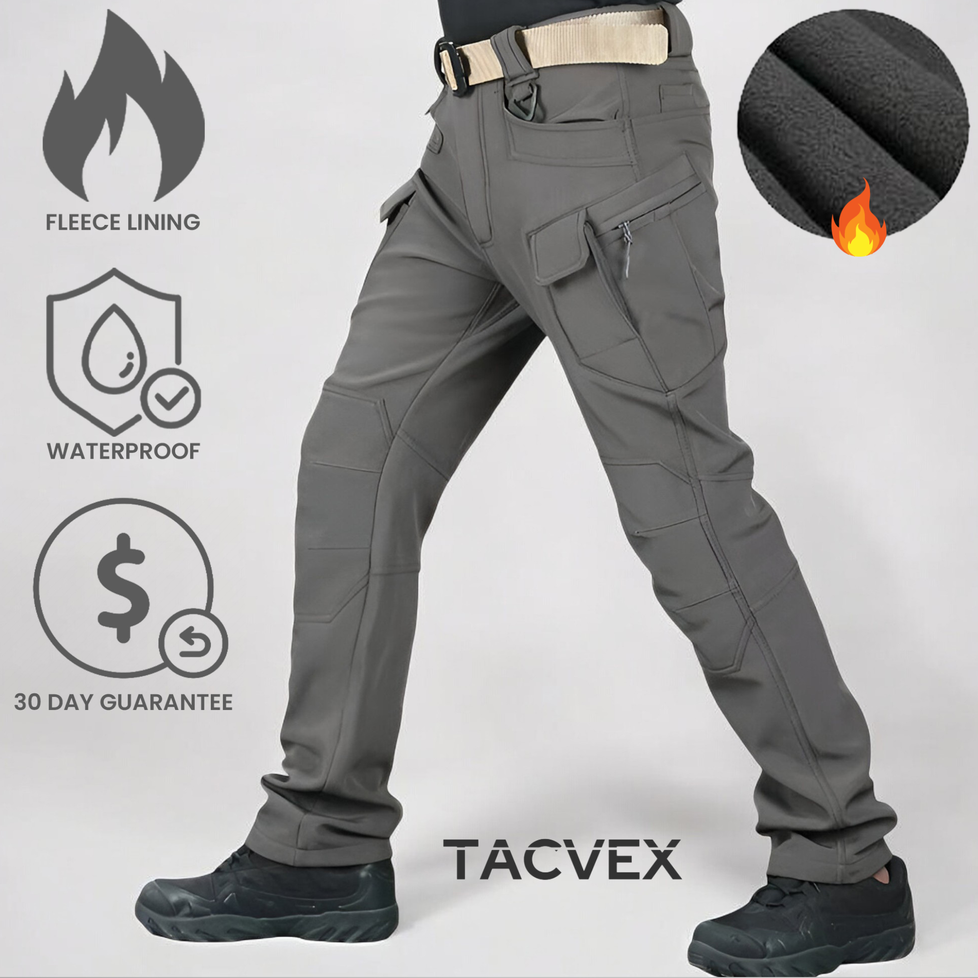 VexCargo™ Fleece-Lined Waterproof Work Pants