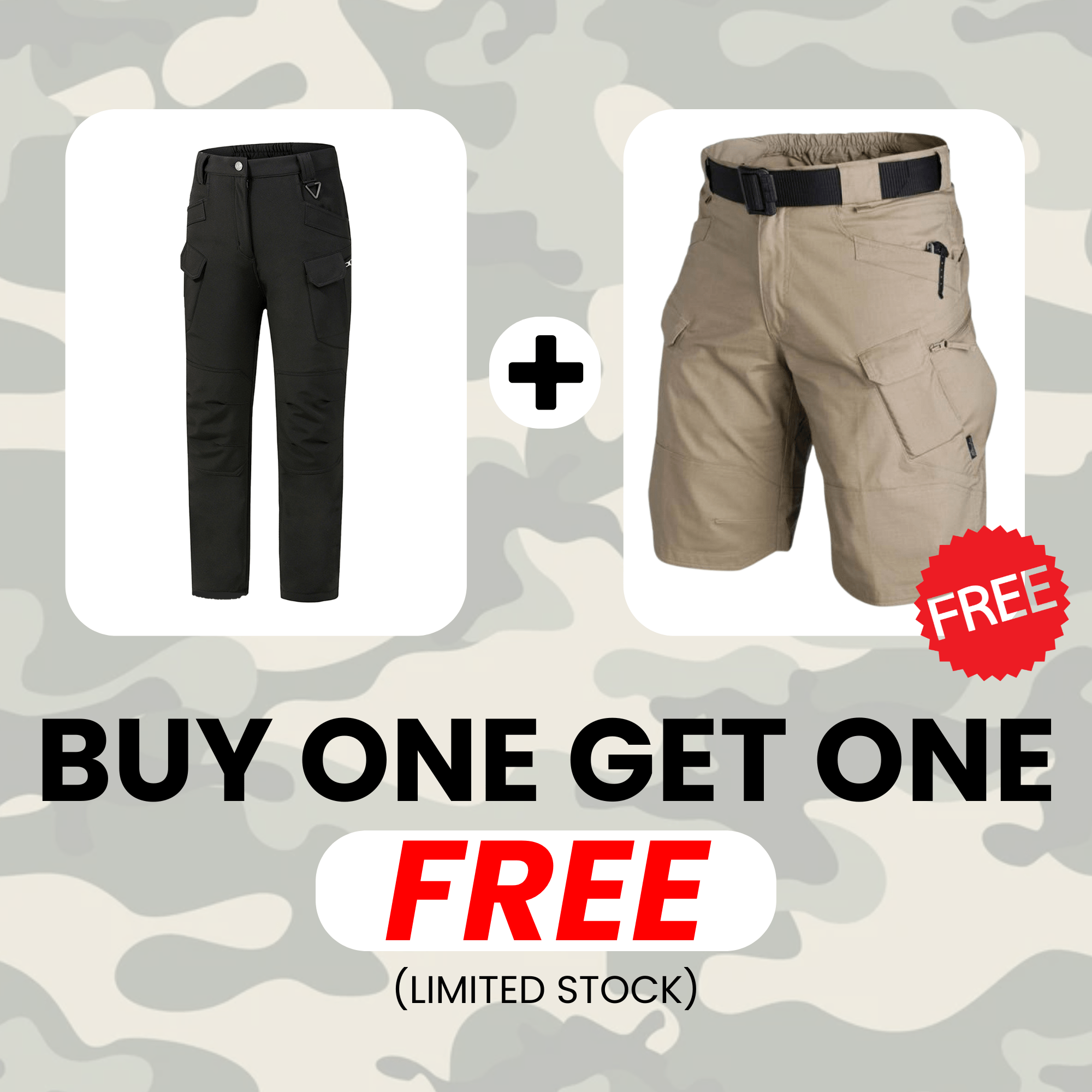 Pack été : Lot pantalon & short de travail Ultraflex
