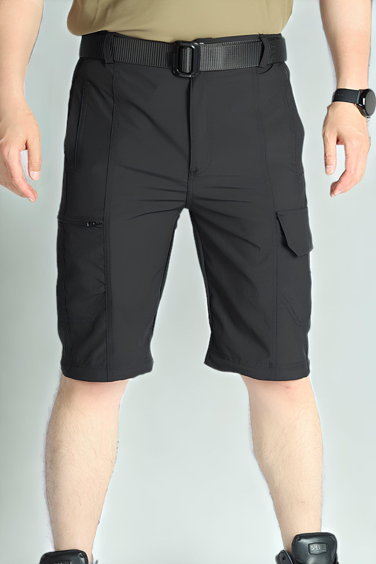 Convertible Tactical Pants Black (Lightweight Fabric)